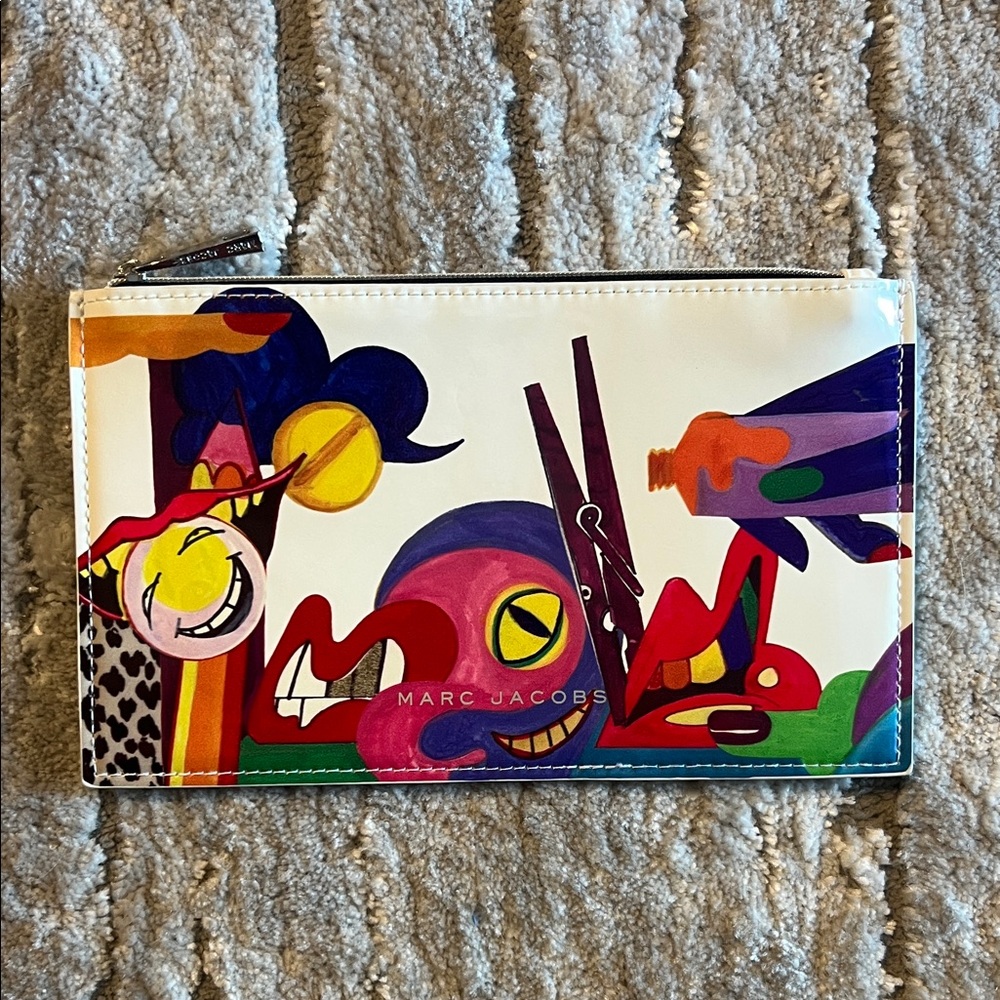 Marc Jacobs Multicolor Abstract Pouch